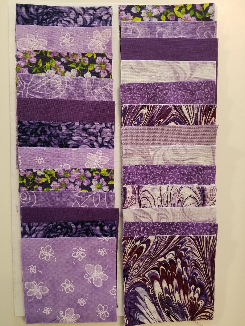 Pre Cut Quilting Squares 2.5 inch Fabric Squares Mini Etsy