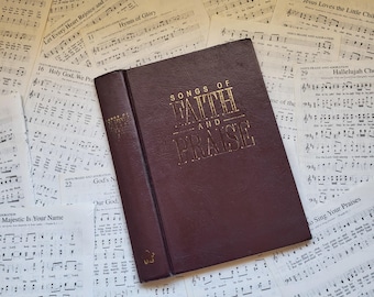 Vintage Hymnal OR Bible Book Pages: Religious Music Ephemera, 30 or 60 pc Bundle for Junk Journal Scrapbooking