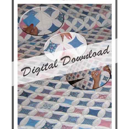 Cathedral Window Quilt Tutorial. twin PDF Download Etsy