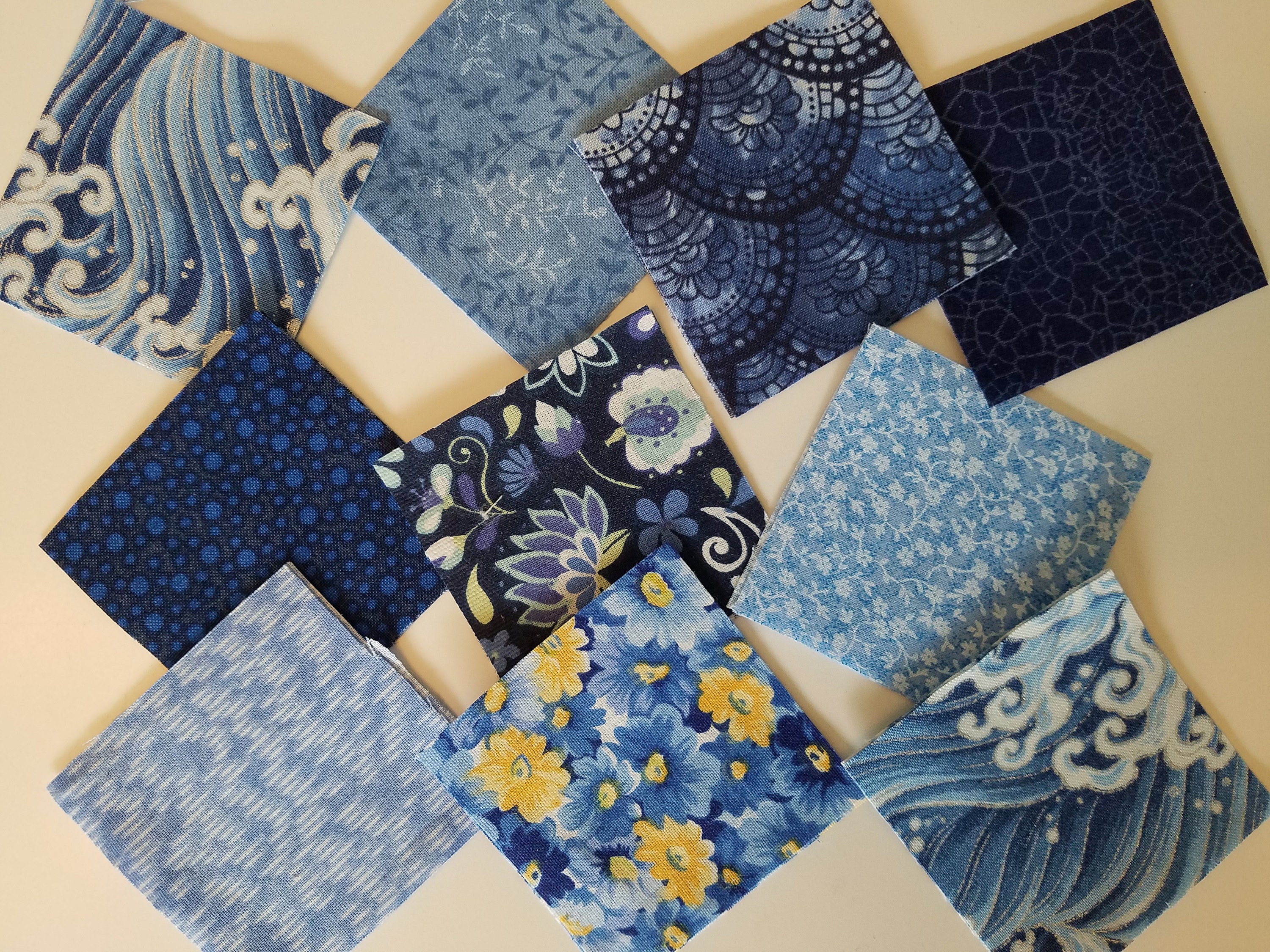 Pre Cut Quilting Squares 2.5 Inch Fabric Squares Mini Etsy