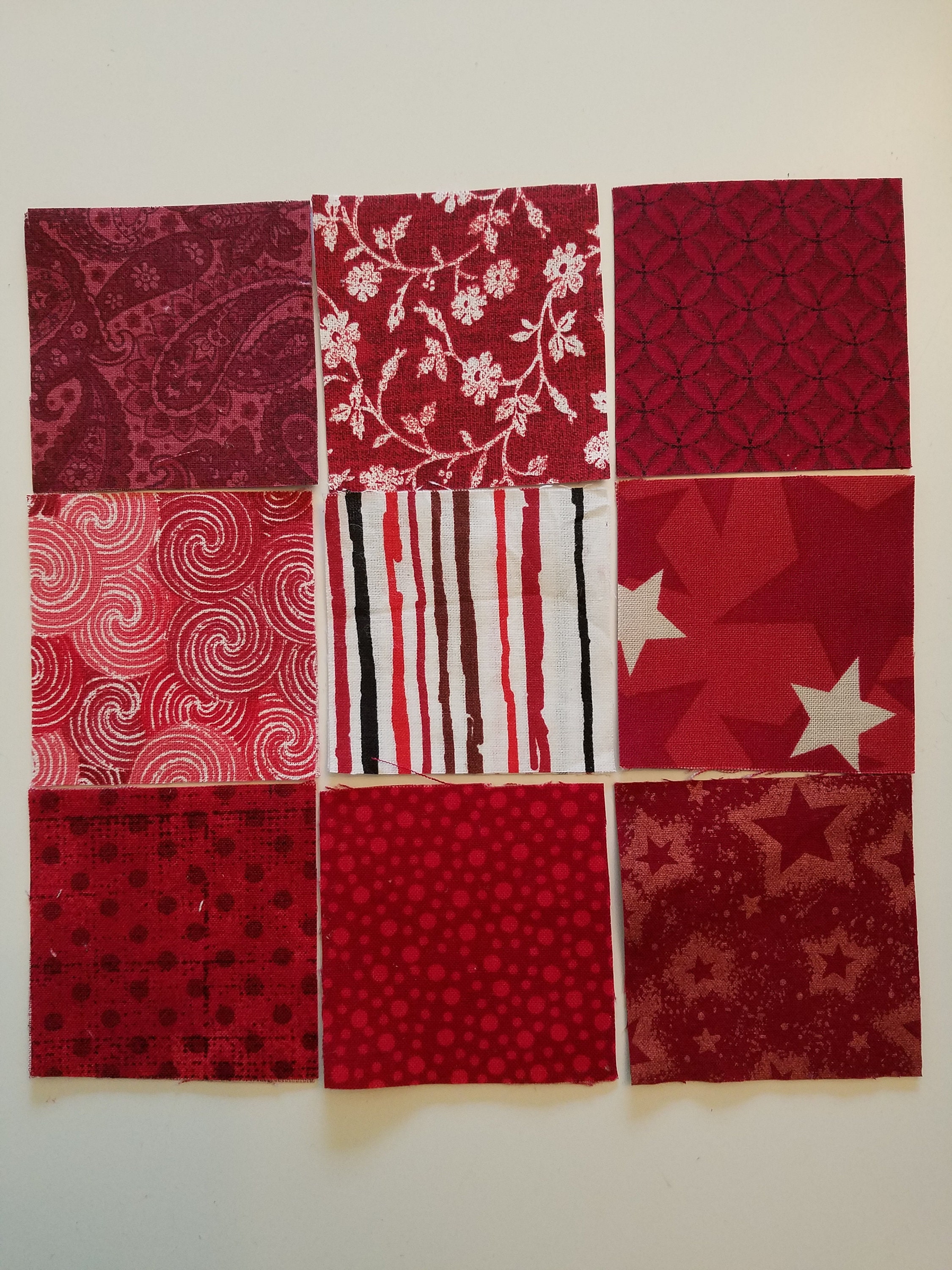 Pre Cut Quilting Squares 2.5 Inch Fabric Squares Mini Etsy