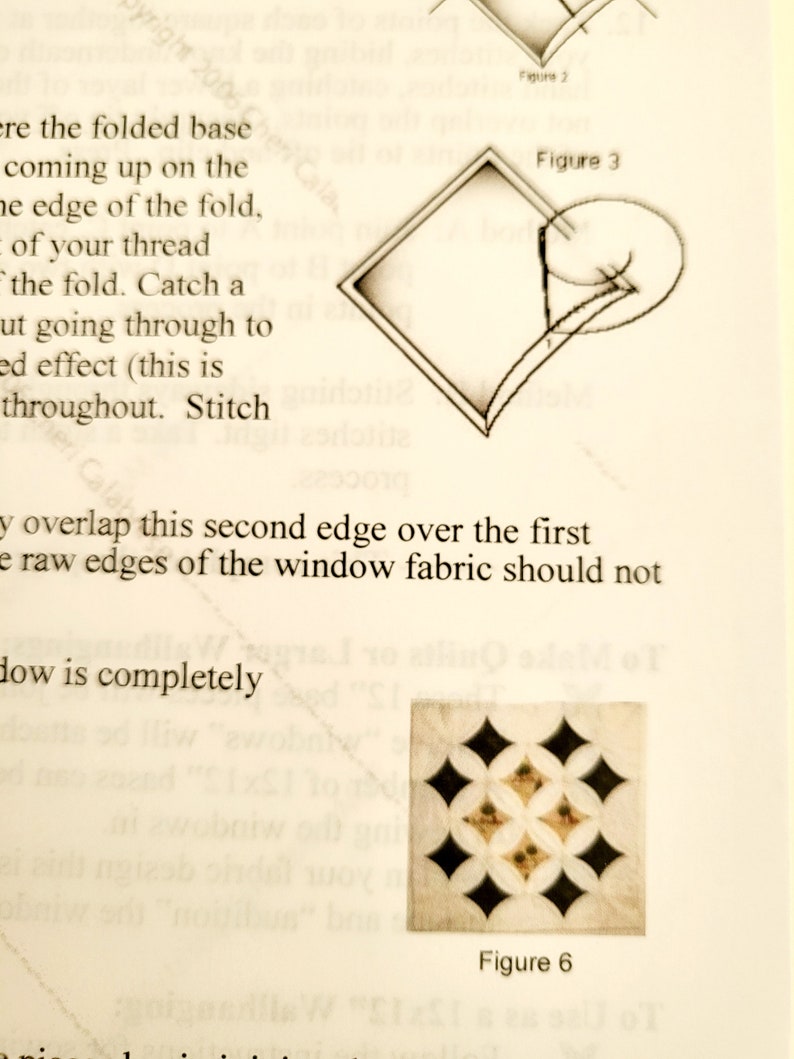 PDF Cathedral Window Quilting Pattern the Basics Etsy