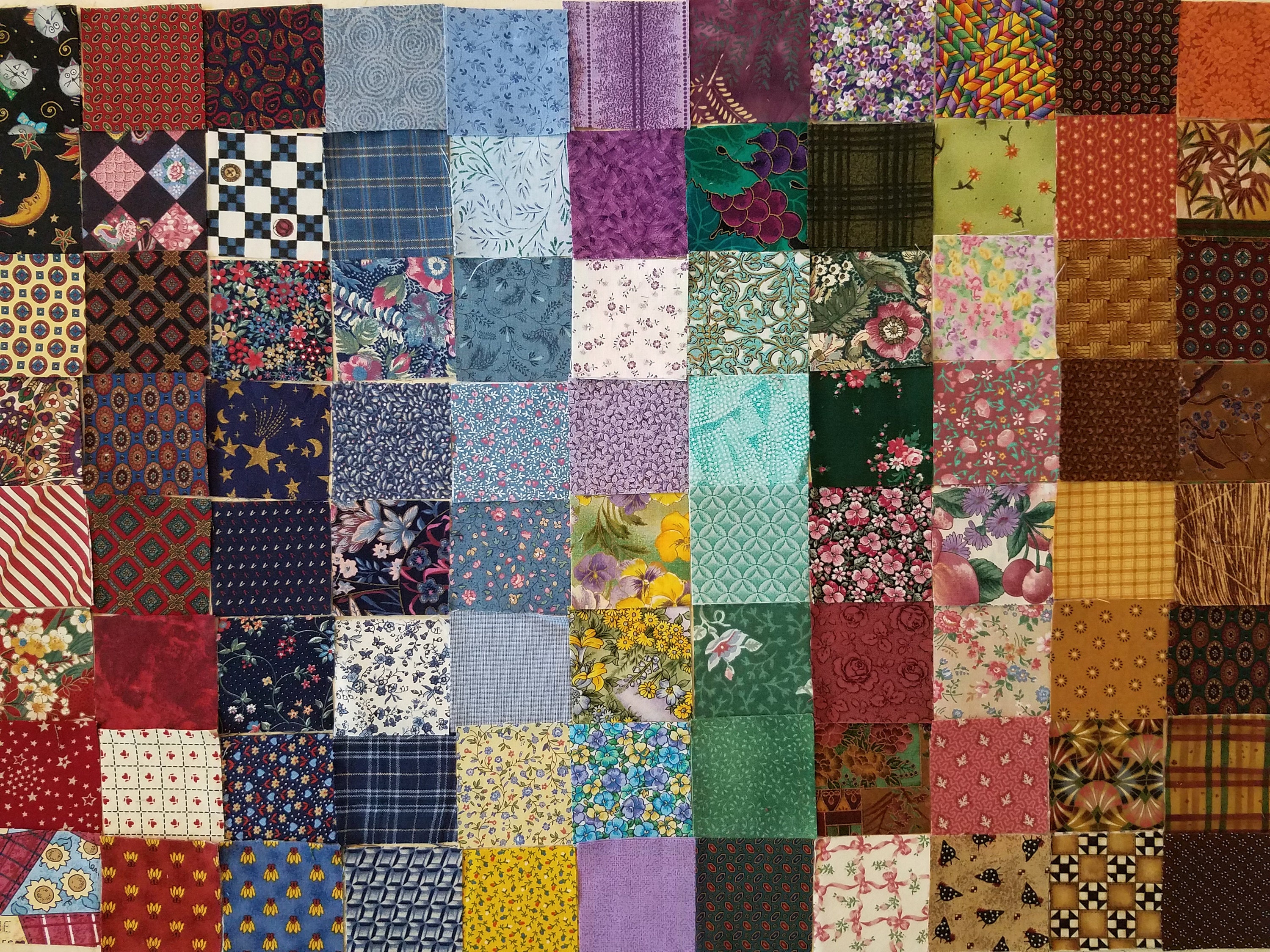 Pre Cut Quilting Squares 2.5 Inch Fabric Squares Mini Etsy