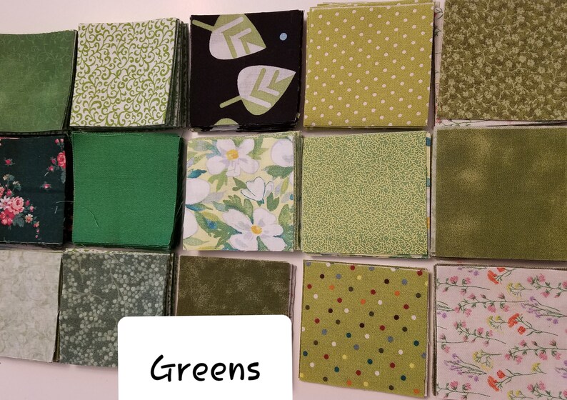 Pre Cut Quilting Squares 2.5 inch Fabric Squares Mini Etsy