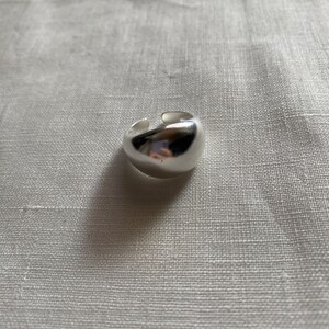 Silver Dome Chunky Ring
