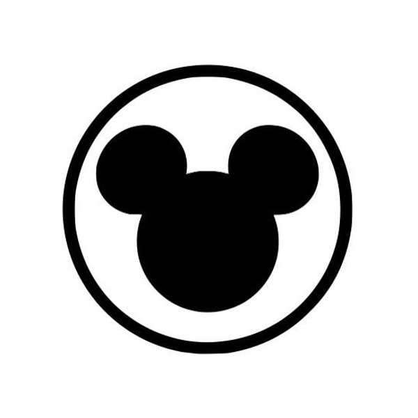 Mickey Mouse Circle Design | Iron On Vinyl Decal Heat Transfer