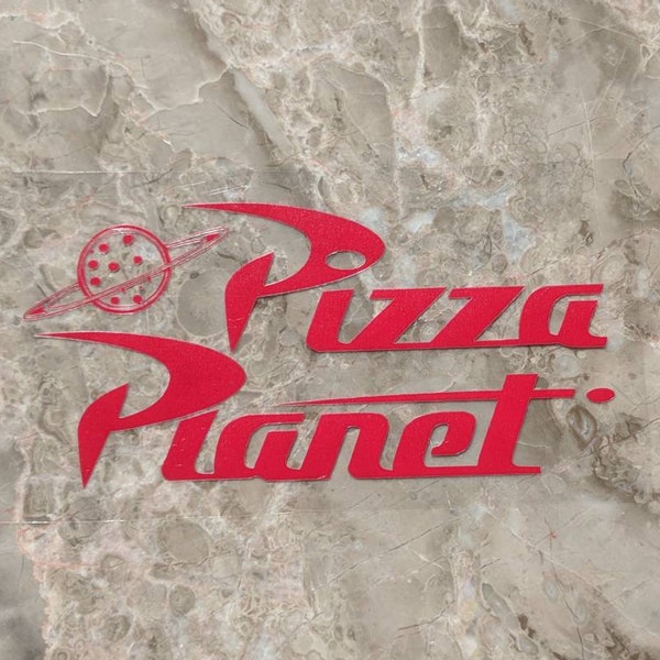 Pizza Planet Inspired Iron On Vinyl Decal Transfer