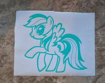 My Little Pony Vinyl Aufkleber: Holografischer Autoaufkleber