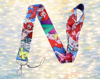 Cordón de Ariel y Flounder de La Sirenita / Cordones elegantes para parques temáticos y uso diario