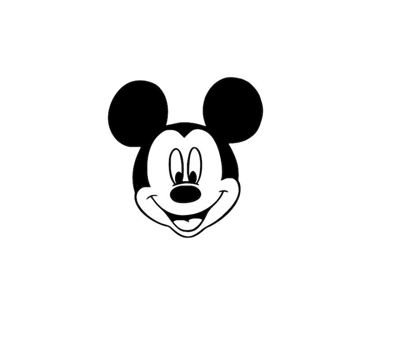Mickey Mouse Vinyl Adhesive Decal Car Decal Window Decal Etsy