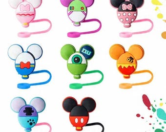 Mickey Mouse Themed Straw Toppers for Stanley H2.0 & Expedition Tumblers