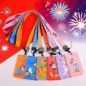Disney Characters Lanyard & ID/Badge Holder