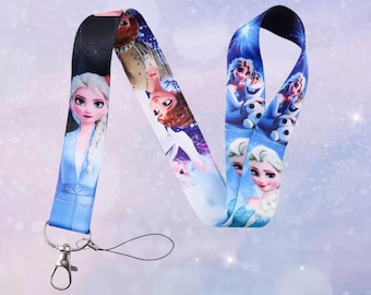Cordón de Frozen / Cordones elegantes para parques temáticos y artículos de uso diario