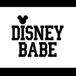 Disney Babe | Iron On Vinyl Decal Heat Transfer image 1