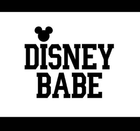 Disney Babe | Iron On Vinyl Decal Heat Transfer