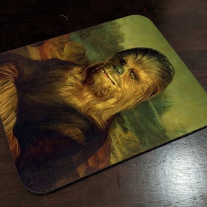Mona Lisa Chewbacca Mousepad