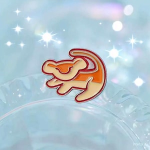 Roar with Style - Simba König der Löwen Emaille Pin - Rafiki Style Simba