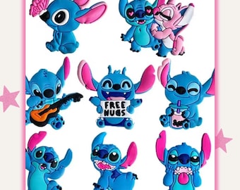 Stitch Shoe Charms - Colorful Disney Charms - Croc Charms