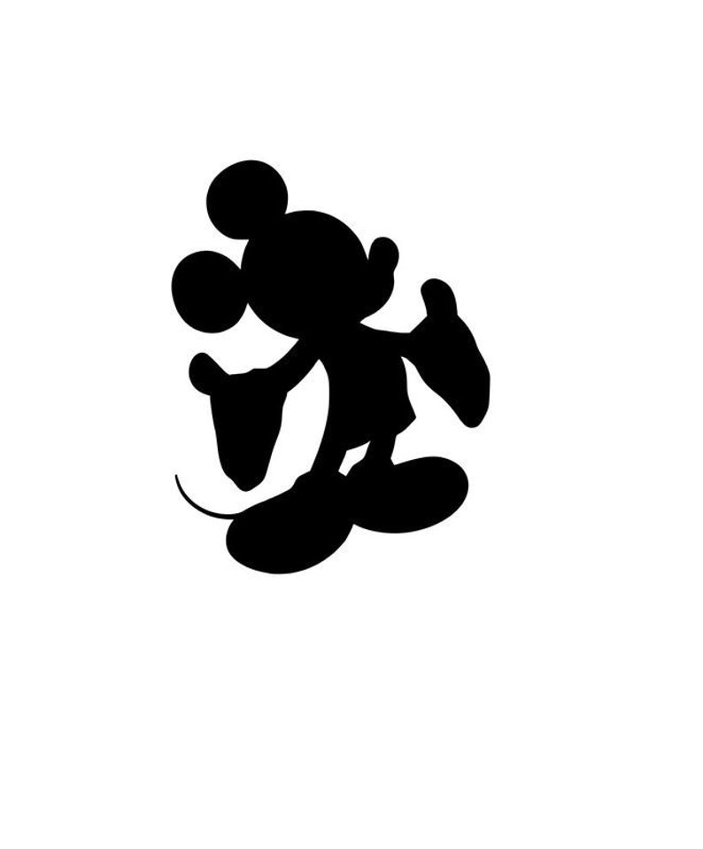 Download Mickey Mouse Iron On Vinyl Decal Heat Transfer | Etsy