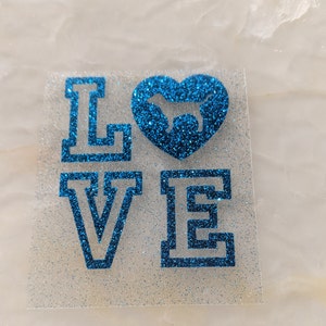 VS Love Squared - Iron-On Vinyl Decal Heat Transfer