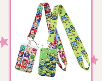 Cordón de Toy Story con portatarjetas de identificación