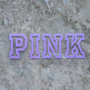 VS Love Pink Iron-on Heat Transfer Vinyl Decal 