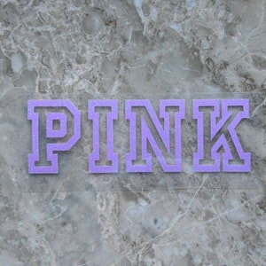 VS PINK - Iron On Vinyl Decal Heat Transfer