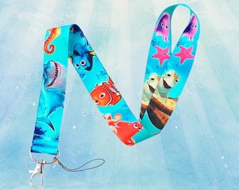 Cordón de Buscando a Nemo / Bonitos cordones para parques temáticos y uso diario