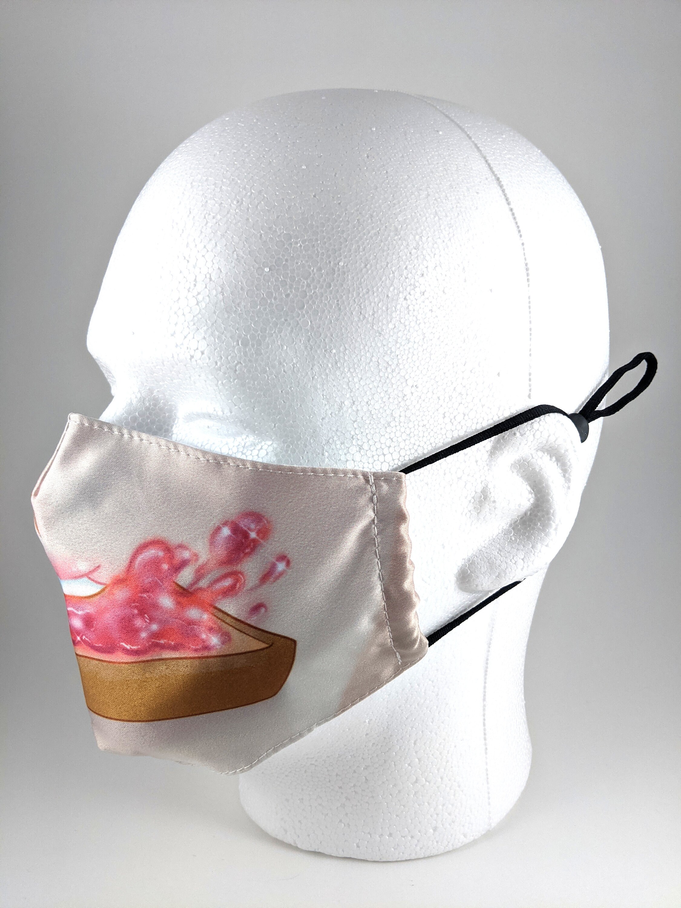 Running Late Anime Toast Face Mask Etsy