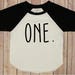 Elissa Wolf reviewed One Birthday Shirt, One Raglan Birthday Shirt, One Boys Birthday, Boys Birthday Shirt, Boys Raglan Shirt, First Birthday Shirt,