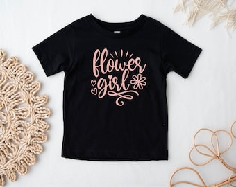 Camiseta de niña de las flores, regalo para niña de las flores, camiseta de Petal Patrol, camiseta de fiesta nupcial, camiseta de boda, camiseta de portador de anillos, camiseta de despedida de soltera,