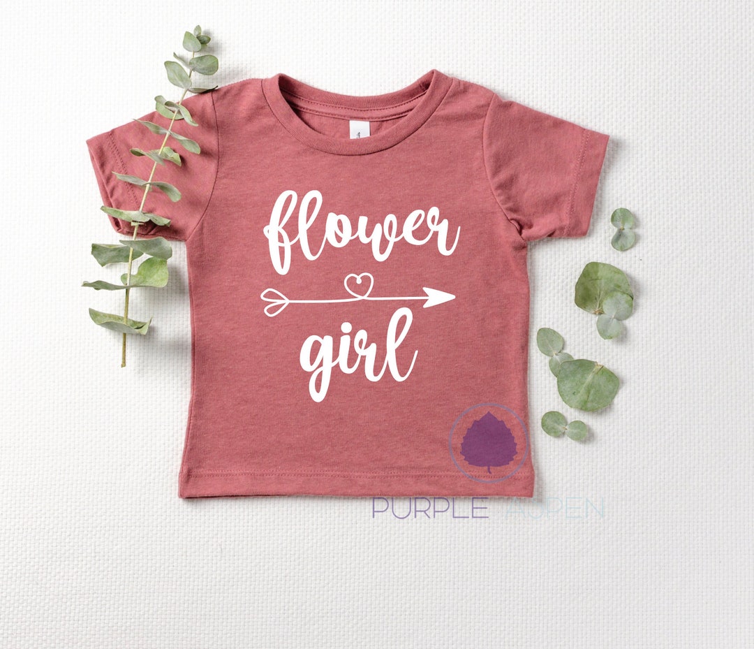 Flower Girl Shirt / Flower Girl T Shirt / Rehearsal Dinner Etsy