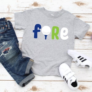 Golf Birthday Shirt / Boys 4th Birthday / 4 Birthday Shirt / Four Year Old Birthday / Boy Birthday / Golf Birthday Tee / Golf Tee birthday t