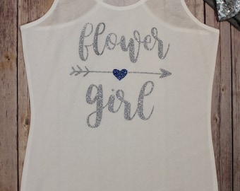 Flower Girl Shirt, Flower Girl Tank Top, Flower Girl Wedding Shirt, Flower Girl Rehearsal Tank top, Rehearsal Flower Girl Shirt, Flower Girl