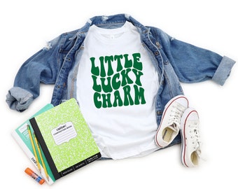 St. Patrick's Day kids Tee, Cute Irish Shirt, Little Lucky Charm Kids Shirt, lucky charm shirt, kid lucky charm shirt, Little Lucky Charm