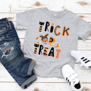 Trick or Treat Shirt / Trick or treat tee shirt / Trick or treat truck shirt / Boy trick or treat shirt / halloween shirt / kids halloween