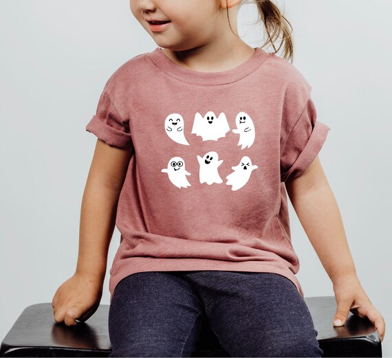 Ghost Tee Shirt / Girls Ghost Tee shirt / Boys Ghost Tee Shirt / kids Halloween tees  / halloween shirt / kids halloween / ghost shirt /