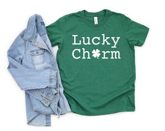 St. Patrick's Day kids Tee,Cute Irish Shirt,Mister Lucky Charm Kids Shirt, baby lucky charm shirt, kids lucky charm shirt,