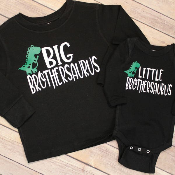 Big Brothersauraus Shirt, Little Brothersauraus Shirt, Dinosaur Shirt, Big Brother Shirt, Dinosaur Shirt, Big Brother , Little Brother Shirt