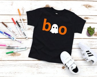 Kids Halloween Shirt: Boo Ghost Tee