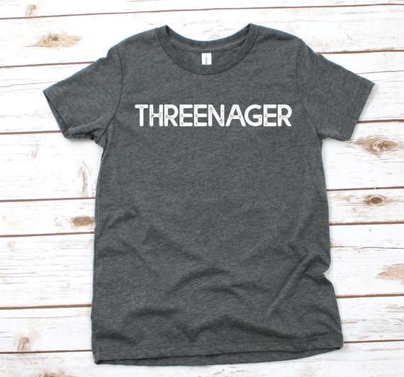 threenager shirt boy