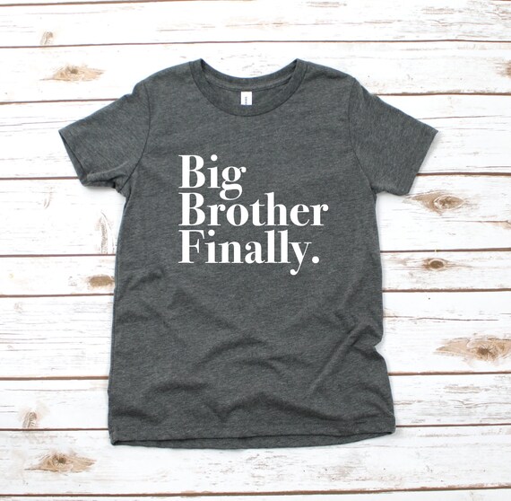 big brother shirt announce pregnancy