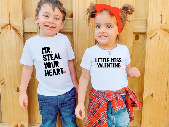 Kids valentine shirts discount