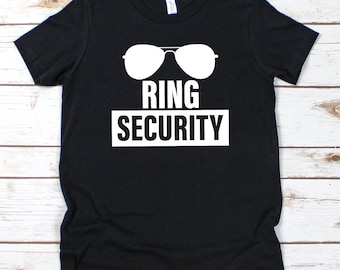 Ring Security Shirt / Ring Security / Ring Träger Shirt / RingTräger Shirt / RingTräger / Hochzeit Shirt / Proben Shirt / Ring Träger T / Ring Träger T
