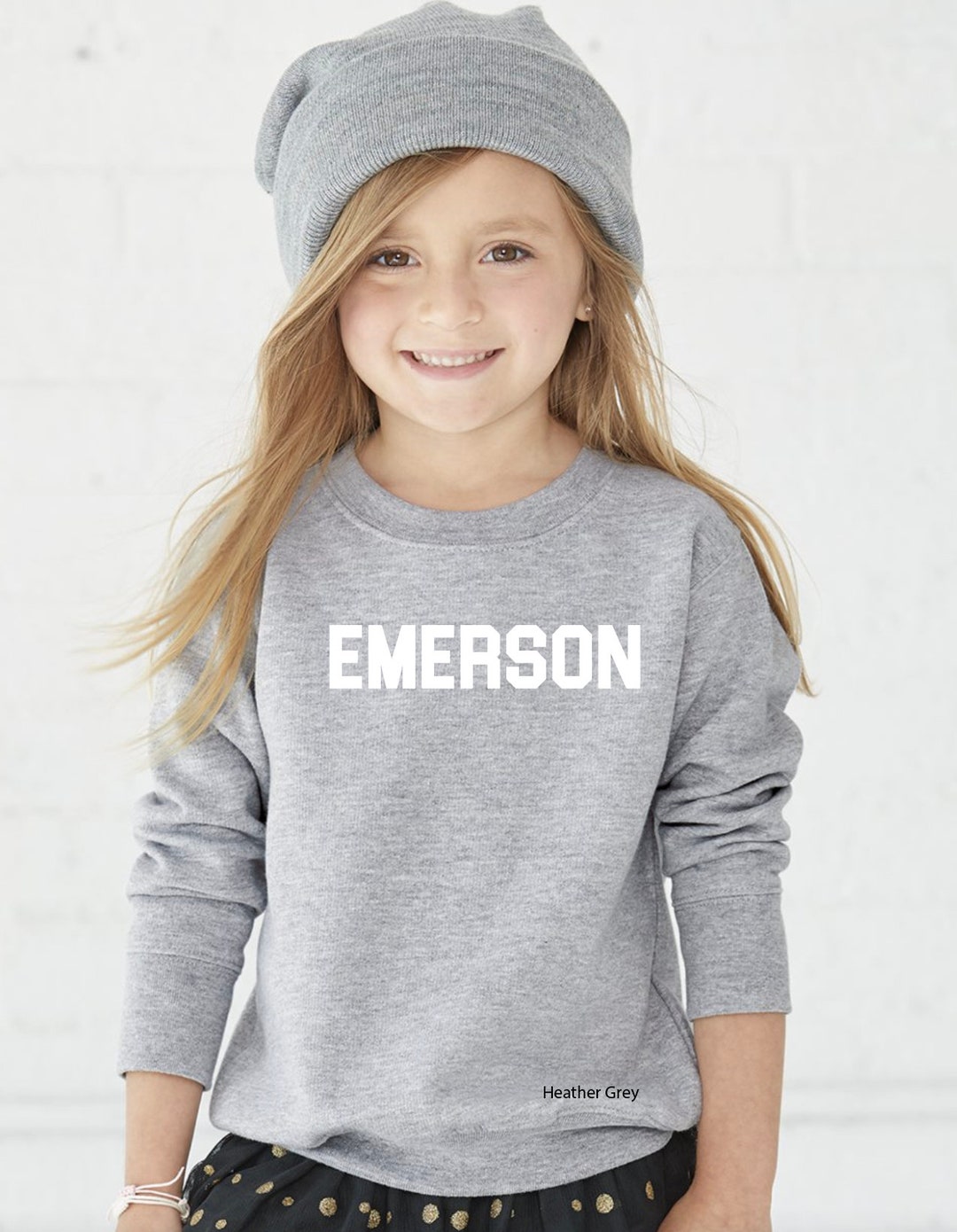 Personalized Name Sweatshirt / Personalized Sweatshirt / Kids Etsy