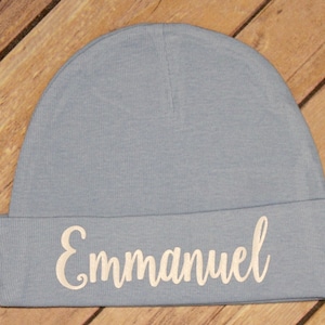 Personalized Newborn Hat, Baby name hat, baby hat, Newborn baby hat, Newborn baby name hat, baby name hat, Personalized baby hat