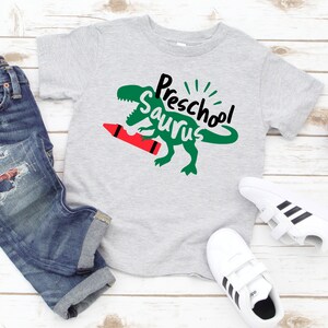 Dinosaurier Dinosaurier Shirt für Vorschule / Vorschul Shirt / Vorschul Shirt für Jungen / Vorschul T-Shirt / Für Vorschulkinder