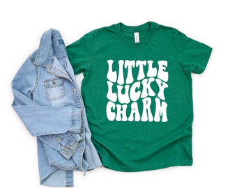 St. Patrick's Day kids Tee, Cute Irish Shirt, Little Lucky Charm Kids Shirt, lucky charm shirt, kid lucky charm shirt, Little Lucky Charm