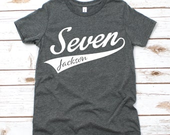 Boys Seventh Birthday Shirt / Boys Seventh Birthday / 7th Birthday Shirt / Boys 7th Birthday / Seven / Seven Birthday / 7th birthday