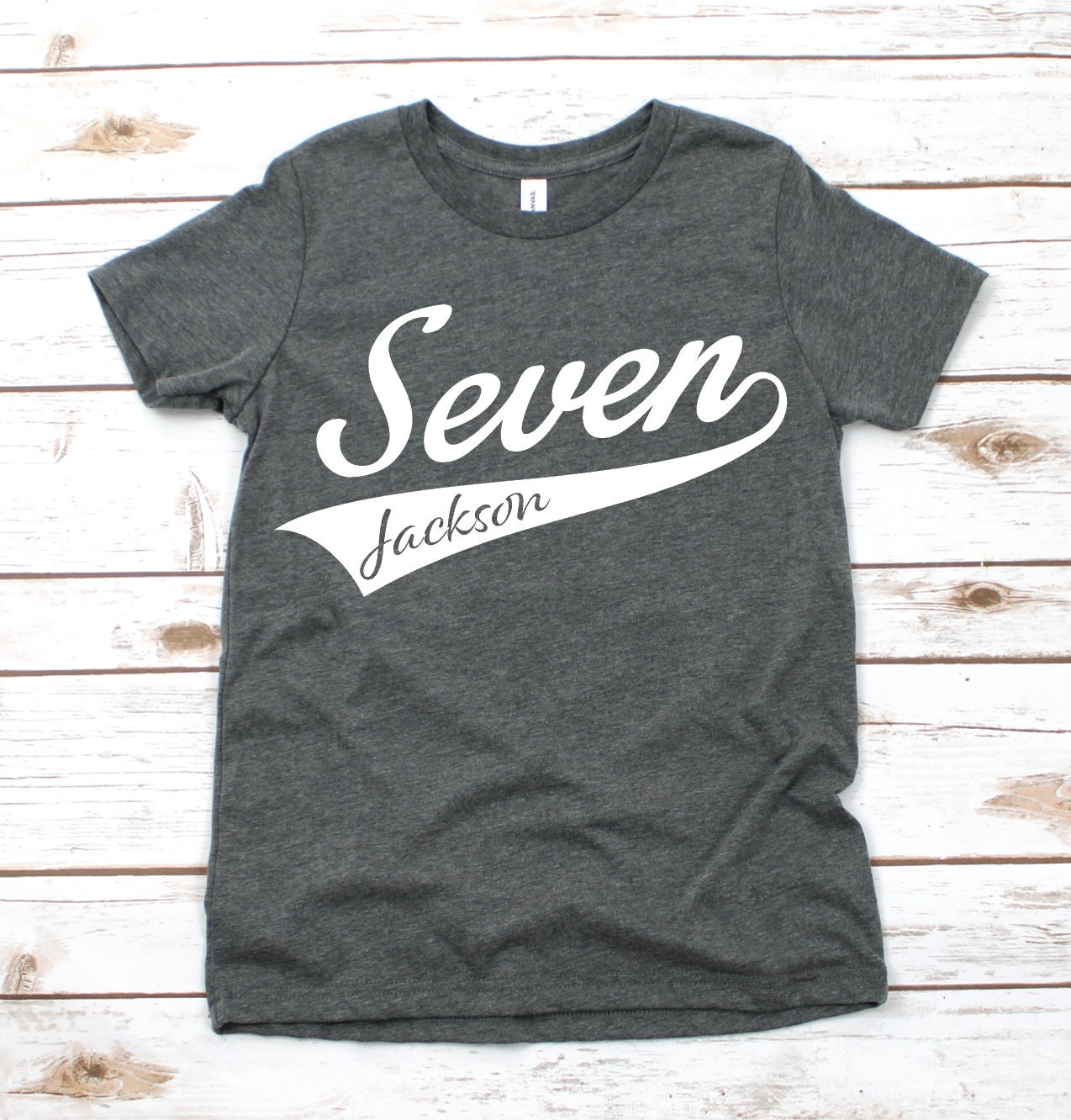 Boys Seventh Birthday Shirt / Boys Seventh Birthday / 7th Birthday Sh…